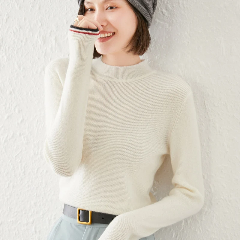 2021 woman winter 100% Cashmere sweaters knitted Pullovers jumper Warm Female O-neck blouse blue long sleeve clothing
2021 woman winter 100% Cashmere sweaters knitted Pullovers jumper Warm Female O-neck blouse blue long sleeve clothing
