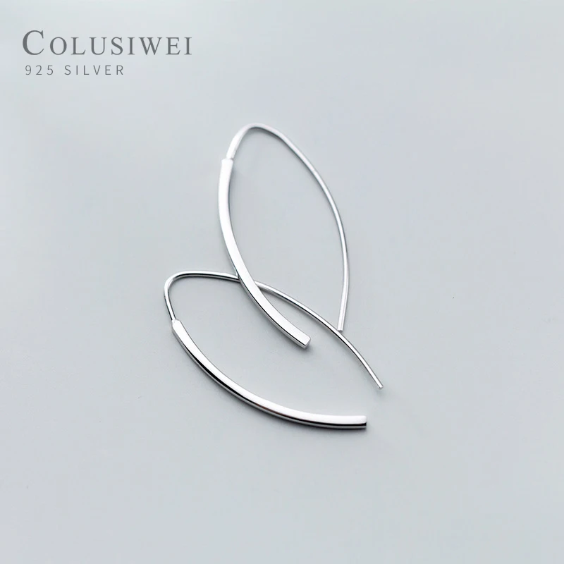 Серьги-подвески Colusiwei женские, большие U-образные геометрические висячие украшения из настоящего серебра 925 пробы, бижутерия
Серьги-подвески Colusiwei женские, большие U-образные геометрические висячие украшения из настоящего серебра 925 пробы, бижутерия