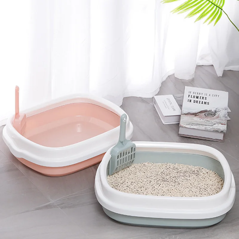 NEW Pet Toilet Bedpan Excrement Training Sand Litter Box 1 Set Anti-Splash Dog Toilet Cat Dog Tray with Scoop Cat Litter Box
NEW Pet Toilet Bedpan Excrement Training Sand Litter Box 1 Set Anti-Splash Dog Toilet Cat Dog Tray with Scoop Cat Litter Box