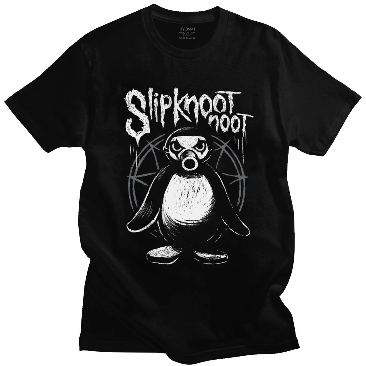 Новинка Мужская хлопковая футболка Noot Pingu Забавные футболки с пингвином мемом