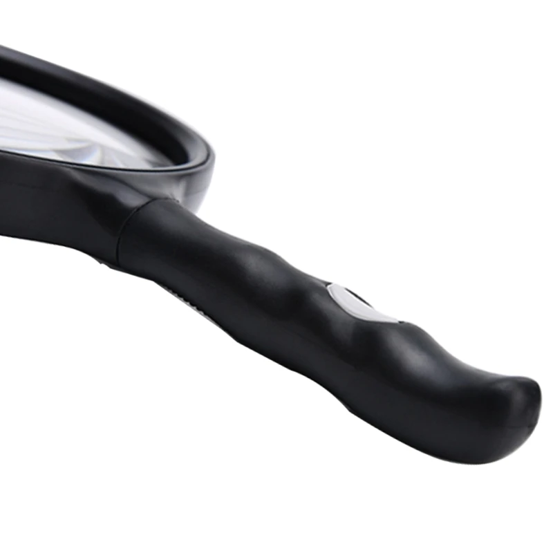 130mm Large Lens Handheld Magnifier 2.5X Reading Newspaper Map Magnifying Glass Ergonomic Handle Loupe
130mm Large Lens Handheld Magnifier 2.5X Reading Newspaper Map Magnifying Glass Ergonomic Handle Loupe