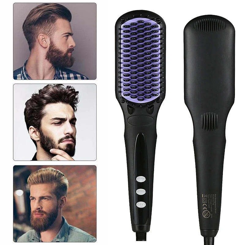 Hair Straightener Hot Comb Pro LCD Heating Electric Ionic Straighten Hair Styles Anti Static Ceramic Straightening Beard Comb
Hair Straightener Hot Comb Pro LCD Heating Electric Ionic Straighten Hair Styles Anti Static Ceramic Straightening Beard Comb