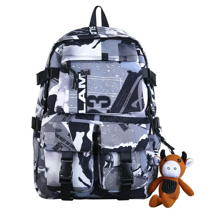 Nylon Japanese Fashion Camouflage Women's Backpack Trendy Large-capacity Schoolbag
Nylon Japanese Fashion Camouflage Women's Backpack Trendy Large-capacity Schoolbag