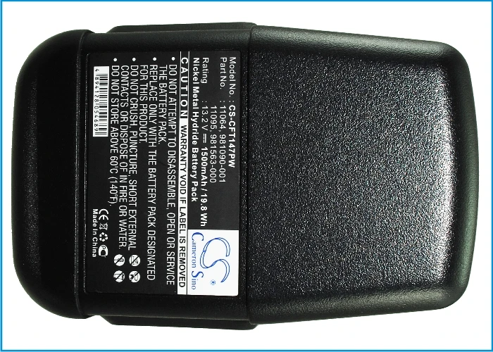 Cameron Sino 11064 11095 981090-001 981563-000 Battery for Craftsman 11147 27493 315.224530 1500mAh
Cameron Sino 11064 11095 981090-001 981563-000 Battery for Craftsman 11147 27493 315.224530 1500mAh