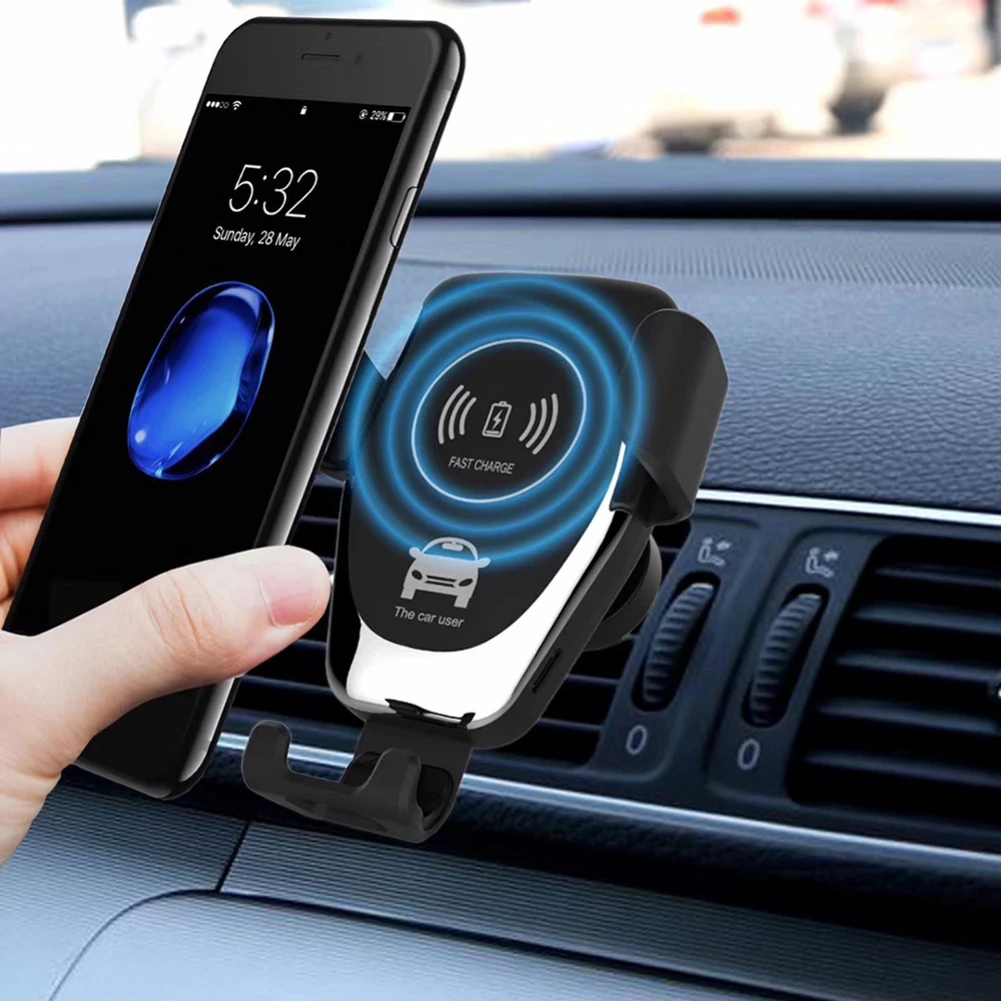 FAST 10W Wireless Car Charger Air Vent Mount Phone Holder For iPhone XS Max Samsung S9 Xiaomi MIX 2S Huawei Mate 20 Pro 20 RS
FAST 10W Wireless Car Charger Air Vent Mount Phone Holder For iPhone XS Max Samsung S9 Xiaomi MIX 2S Huawei Mate 20 Pro 20 RS