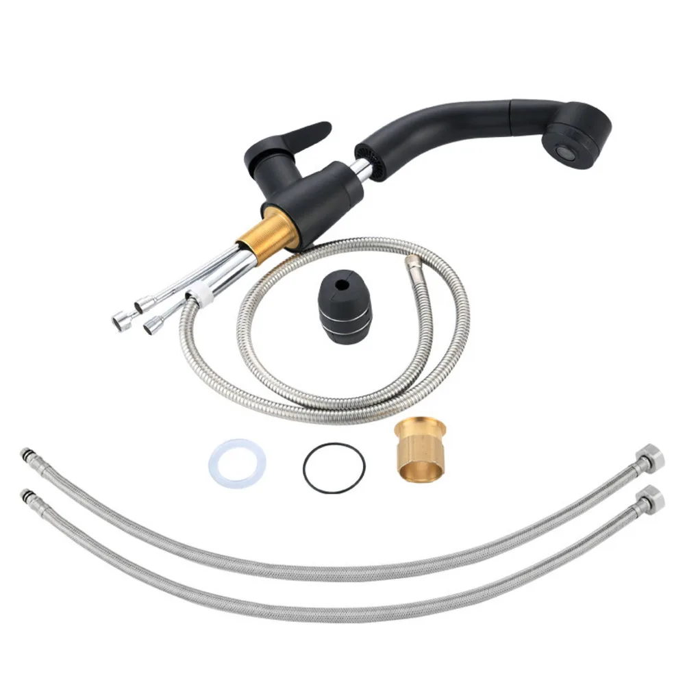 Kitchen Sink Basin Lifting Faucet 360 Rotation Single Handle Cold Hot Pull Out Faucets Deck Mounted Crane Bathroom Dual-mode Tap
Kitchen Sink Basin Lifting Faucet 360 Rotation Single Handle Cold Hot Pull Out Faucets Deck Mounted Crane Bathroom Dual-mode Tap