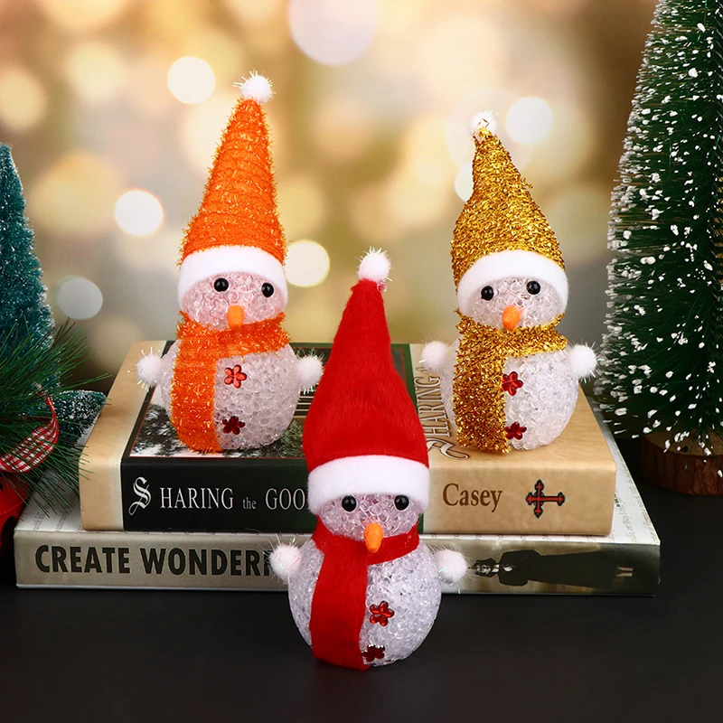 1 шт., Светодиодный светящийся Рождественский кулон в виде снеговика 
1 шт., Светодиодный светящийся Рождественский кулон в виде снеговика