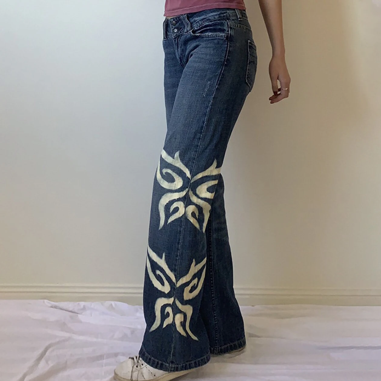 Fashion Women's Jeans Y2K Casual Butterfly Print Straight Pants Baggy Boyfriend High Waist Mom Vintage Cargo Wide Leg Trouser
Fashion Women's Jeans Y2K Casual Butterfly Print Straight Pants Baggy Boyfriend High Waist Mom Vintage Cargo Wide Leg Trouser