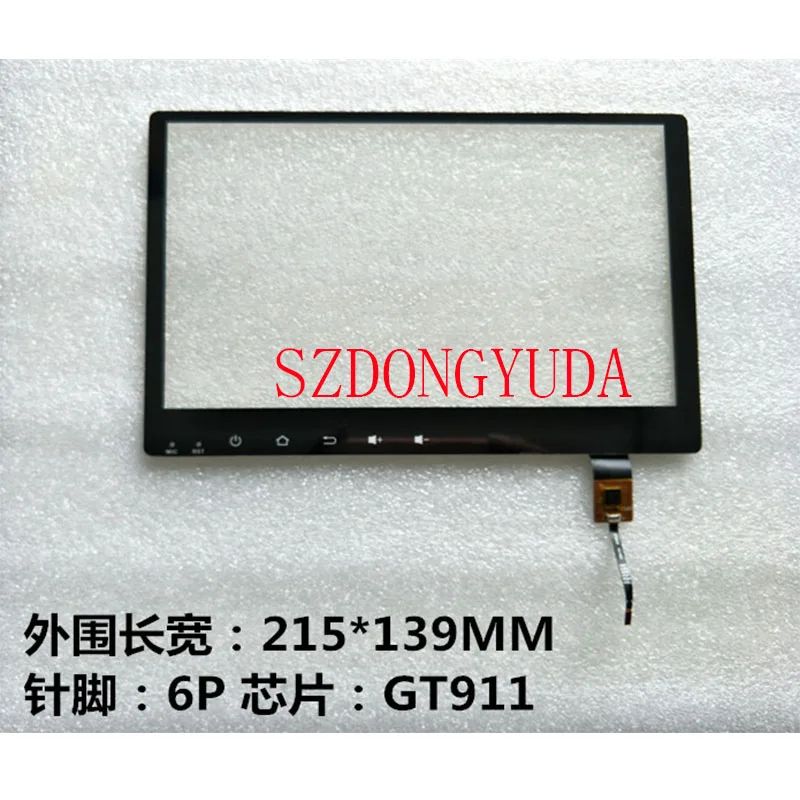 

2pcs New Touchpad 9 Inch GT911 Chip 215*139 6Pin JTS-018-090 Car Navigation Touch Screen Digitizer Glass Sensor