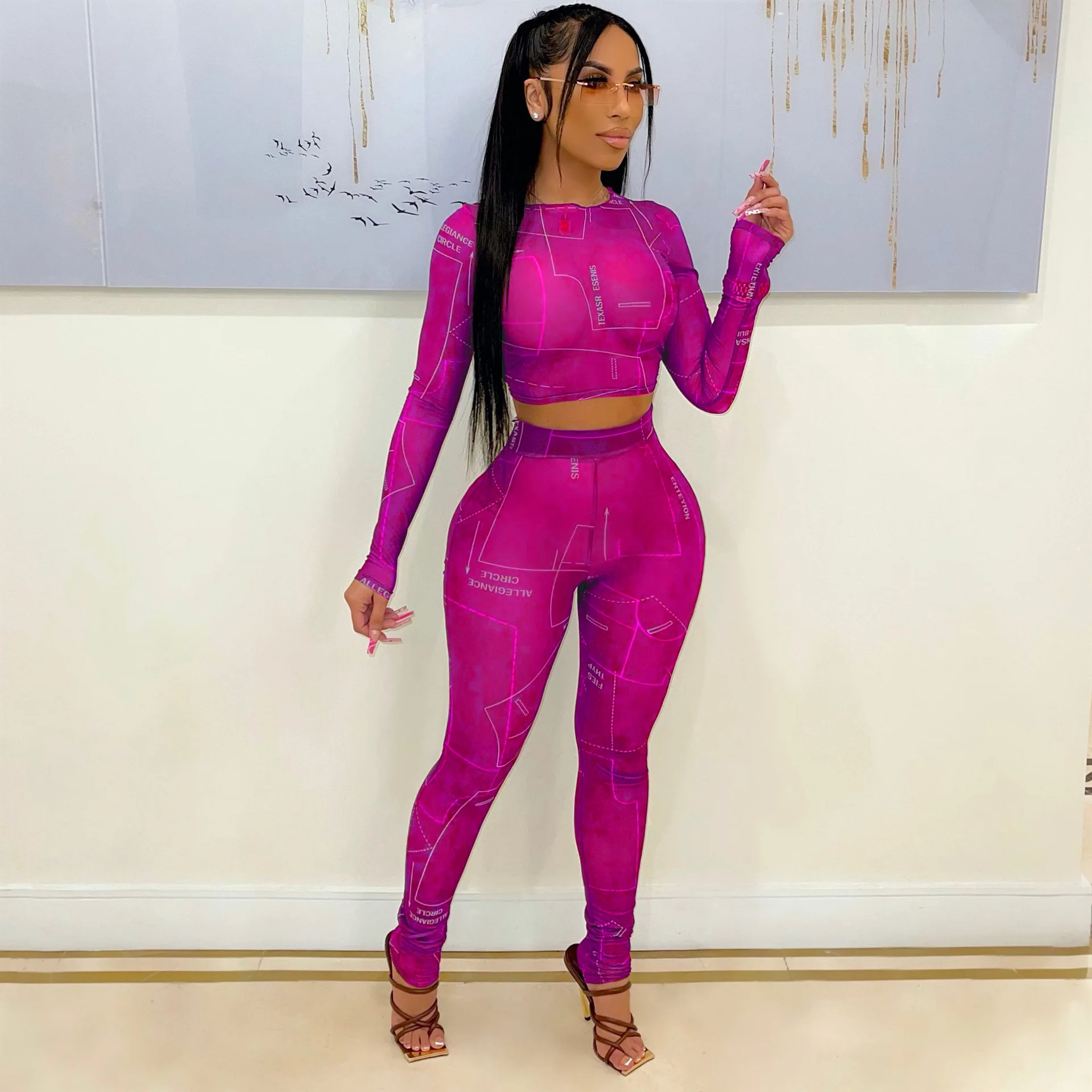 Casaul Women Tracksuit Two Piece Set Shirt And Long Pants Sportsuit Party Midnight Clubwear Autumn Clothes For Women Outfit
Casaul Women Tracksuit Two Piece Set Shirt And Long Pants Sportsuit Party Midnight Clubwear Autumn Clothes For Women Outfit