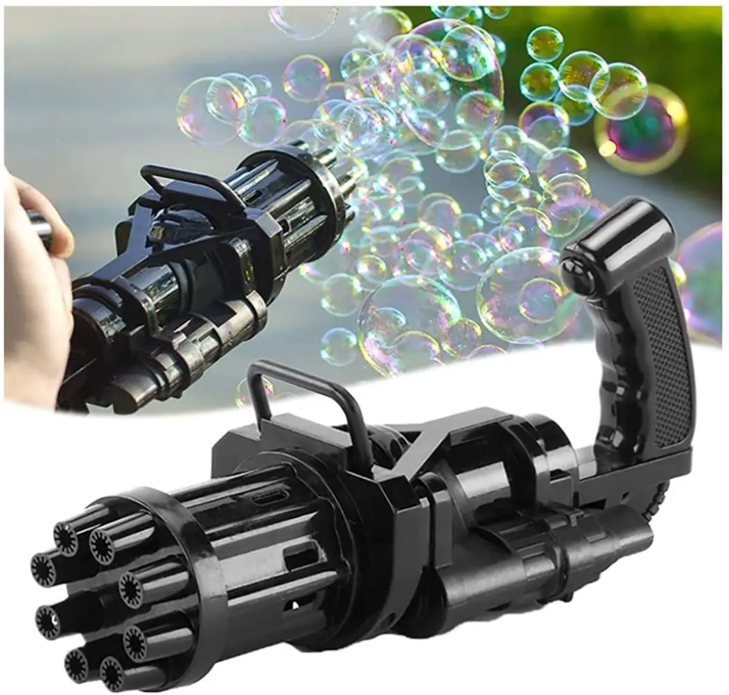 Electric Bubble Gun Toy Gatling Bubble Machine 2021 Cool Toys & Gift Bubble Maker Tightness Kids for Summer Outdoor Activities 
Electric Bubble Gun Toy Gatling Bubble Machine 2021 Cool Toys & Gift Bubble Maker Tightness Kids for Summer Outdoor Activities
