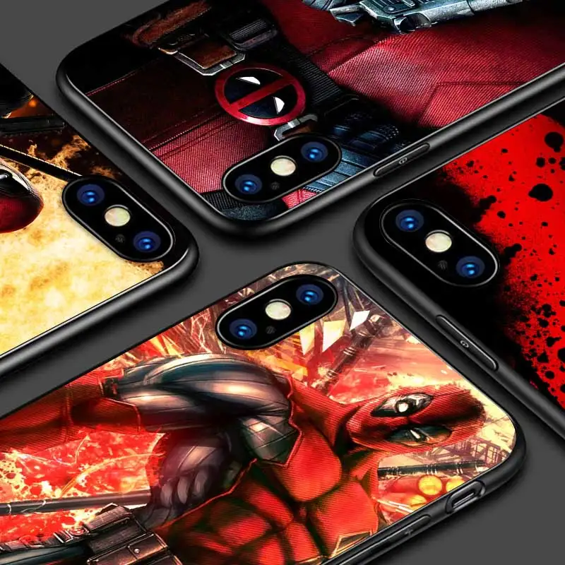 Black Silicone Cover Deadpool Marvel For Apple iPhone 13 12 11 SE XS XR X 7 8 6 5 S mini Plus Pro MAX 2020 Phone Case
Black Silicone Cover Deadpool Marvel For Apple iPhone 13 12 11 SE XS XR X 7 8 6 5 S mini Plus Pro MAX 2020 Phone Case