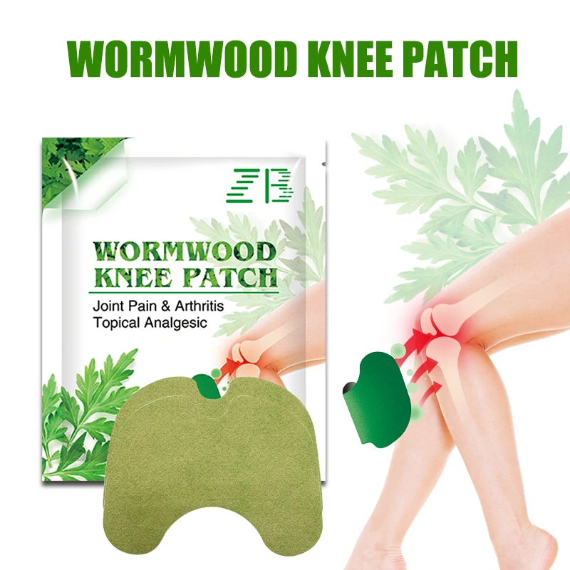 

12pcs/bag New Knee Plaster Sticker Wormwood Extract Knee Joint Ache Pain Relieving Paster Knee Rheumatoid Arthritis Body Patch