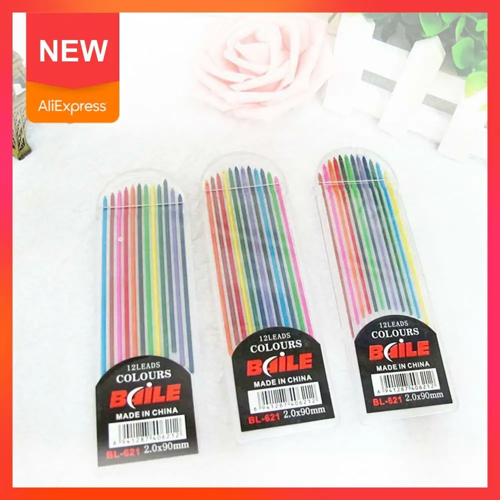 12 Pieces / Box 2 Mm 12 Color Length Mechanical Pencil Supplies Sketch Refill School Pen Lead Office Art Drawing Gel Color M7W9
12 Pieces / Box 2 Mm 12 Color Length Mechanical Pencil Supplies Sketch Refill School Pen Lead Office Art Drawing Gel Color M7W9