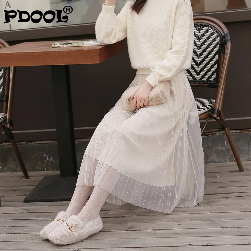 Mesh Skirt for Women In Autumn and Winter New Medium Length Pleated Skirt with Elastic A-shaped Velvet Skirt on Both Sides
Mesh Skirt for Women In Autumn and Winter New Medium Length Pleated Skirt with Elastic A-shaped Velvet Skirt on Both Sides