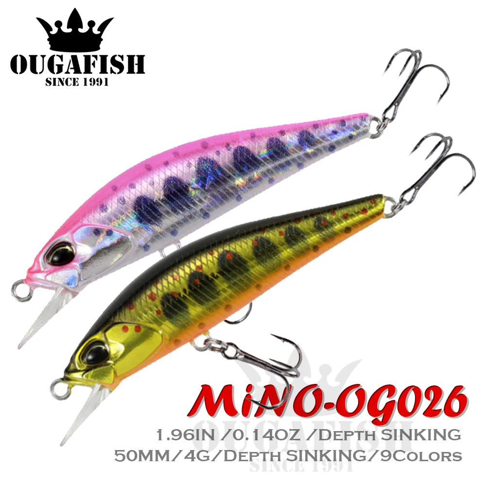 Fishing Tackle 2021 Minnow Hard Sinking Baits Weights4g 5cm Mino Black Nickle Hooks Pesca Saltwater Lures Trolling Whopper Fish
Fishing Tackle 2021 Minnow Hard Sinking Baits Weights4g 5cm Mino Black Nickle Hooks Pesca Saltwater Lures Trolling Whopper Fish