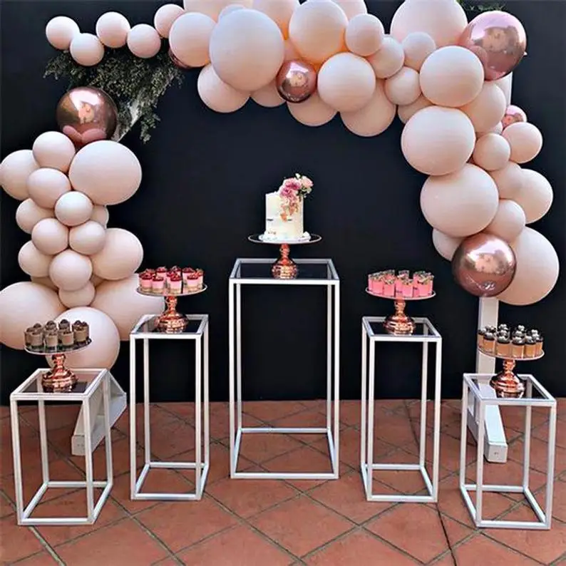 Wedding plinths sauare pillars party pedestal centerpiece square geometric flower cake table stand
Wedding plinths sauare pillars party pedestal centerpiece square geometric flower cake table stand