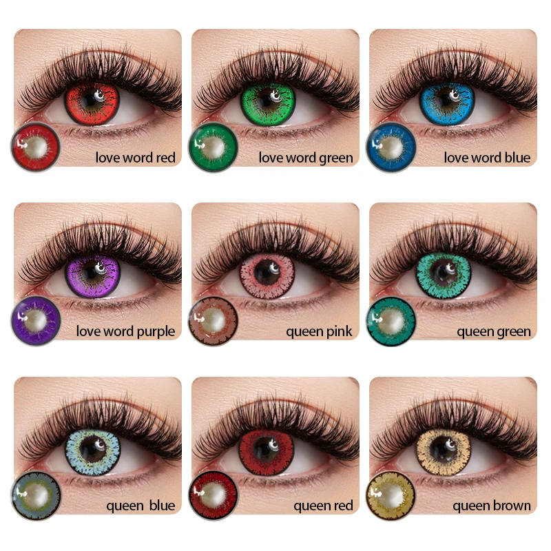 2pcs Cosmetic Contact Lenses with Diopters for Cosplayer Costume Play Halloween Makeup cartoon character Eyes Anime accessories
2pcs Cosmetic Contact Lenses with Diopters for Cosplayer Costume Play Halloween Makeup cartoon character Eyes Anime accessories