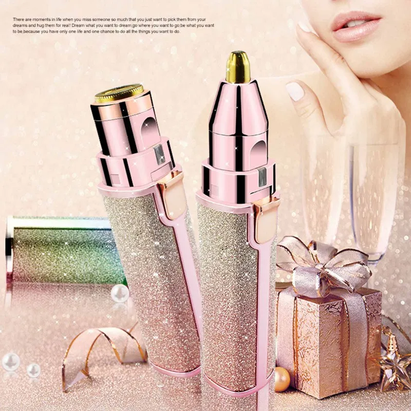 2 In 1 Electric Eyebrow Trimmer Makeup Painless Eye Brow Epilator Mini Shaver Razors Women Portable Facial Body Hair Remover 
2 In 1 Electric Eyebrow Trimmer Makeup Painless Eye Brow Epilator Mini Shaver Razors Women Portable Facial Body Hair Remover
