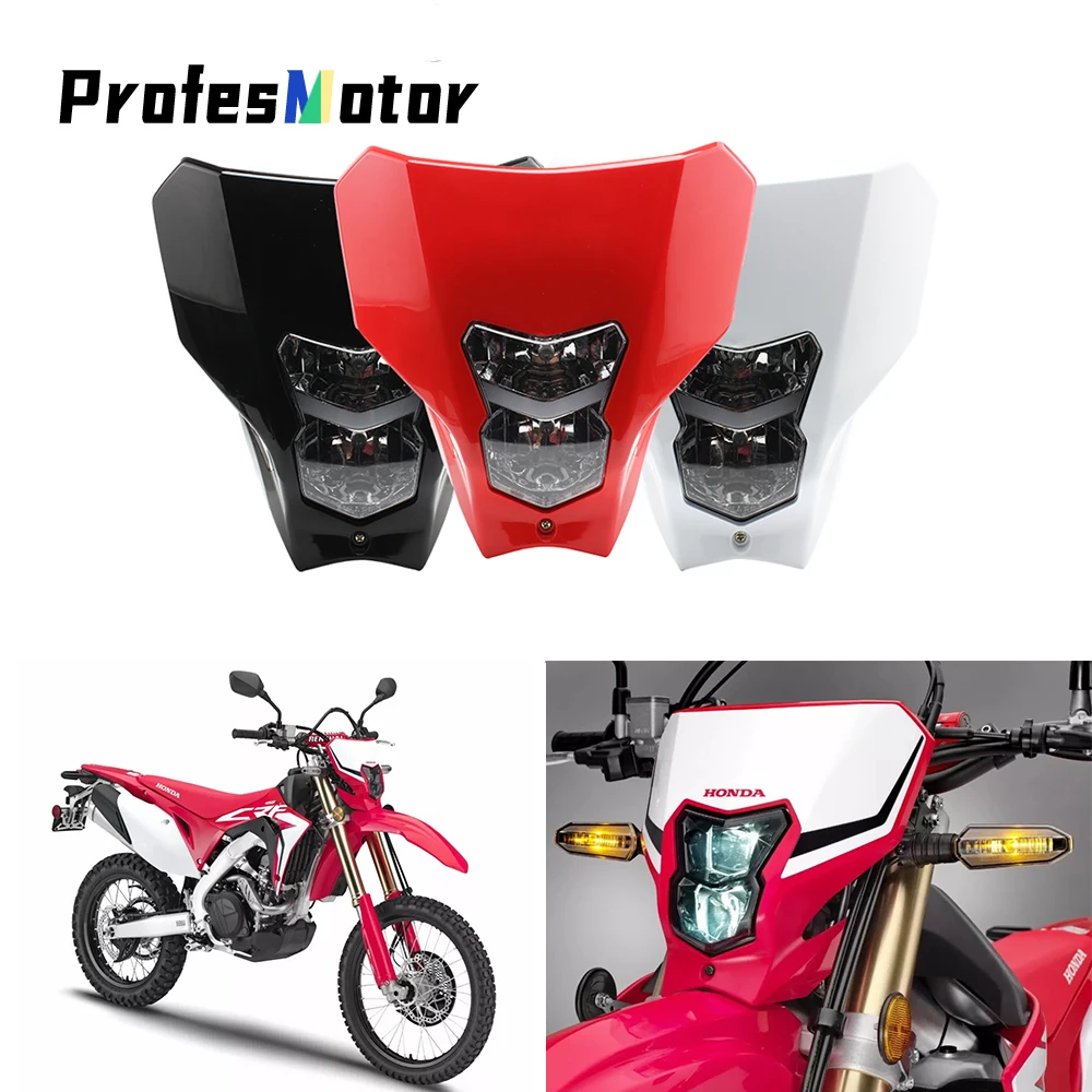 Motorcycle Headlight Headlamp Head Light 12V For HONDA CRF450L CRF450XR CRF 450L 450XR 2019 2020 Motocross Enduro Dirt Bike
Motorcycle Headlight Headlamp Head Light 12V For HONDA CRF450L CRF450XR CRF 450L 450XR 2019 2020 Motocross Enduro Dirt Bike