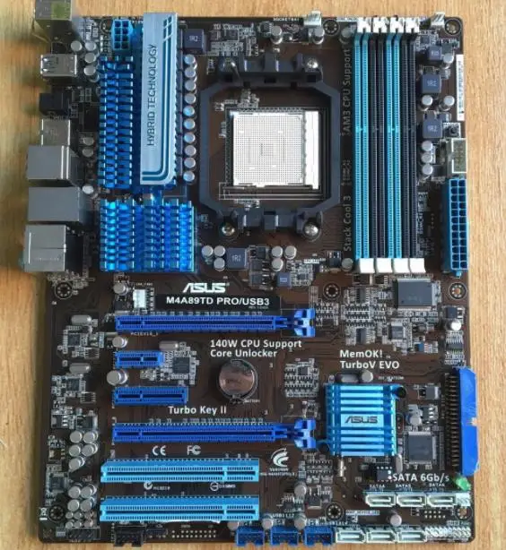 ASUS M4A89TD PRO/USB3 Original motherboard DDR3 Socket AM3 USB3.0 32GB 16GB 890FX Desktop motherborad USED
ASUS M4A89TD PRO/USB3 Original motherboard DDR3 Socket AM3 USB3.0 32GB 16GB 890FX Desktop motherborad USED