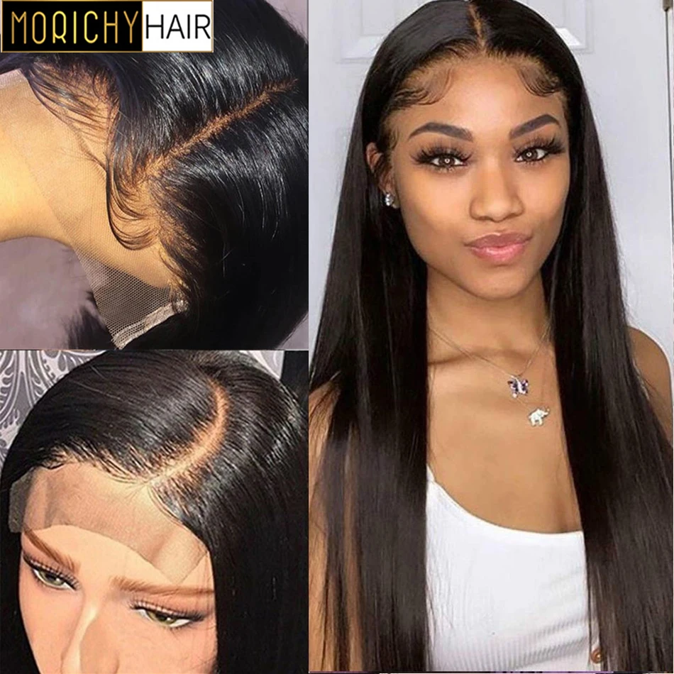 Morichy 13x4 Straight Lace Front Wig Pre Plucked Brazilian T part Lace Human Hair Wigs For Women 4x4 Lace Closure Wigs
Morichy 13x4 Straight Lace Front Wig Pre Plucked Brazilian T part Lace Human Hair Wigs For Women 4x4 Lace Closure Wigs