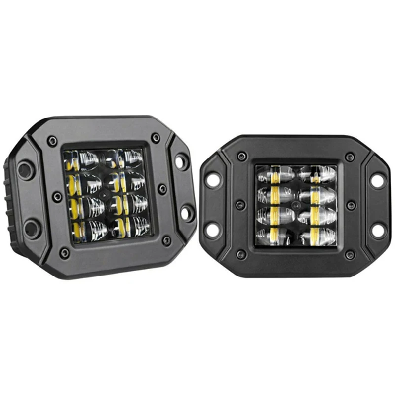 Flush Mount LED Work Lightx2 Bar Rear Bumper Reverse Pods 4-Row Driving Work Light
Flush Mount LED Work Lightx2 Bar Rear Bumper Reverse Pods 4-Row Driving Work Light
