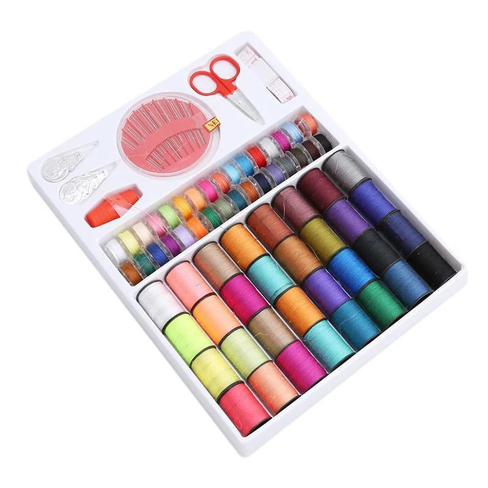 64 Rolls Sewing Machine Line thread Spool Set Cotton Reel Needle Tape Kit Multicolor Sewing Threads Durable Sewing Tools Kit
64 Rolls Sewing Machine Line thread Spool Set Cotton Reel Needle Tape Kit Multicolor Sewing Threads Durable Sewing Tools Kit
