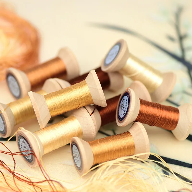 20m Mini Spool/Suzhou embroidery embroidery thread / silk thread spool / silk embroidery thread / Amber Light brown
20m Mini Spool/Suzhou embroidery embroidery thread / silk thread spool / silk embroidery thread / Amber Light brown