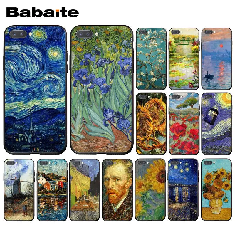 Чехол для телефона Babaite с изображением картины Ван Гога Huawei Honor 8X 9 10 20 Lite 7A 7C Honor10i 9X