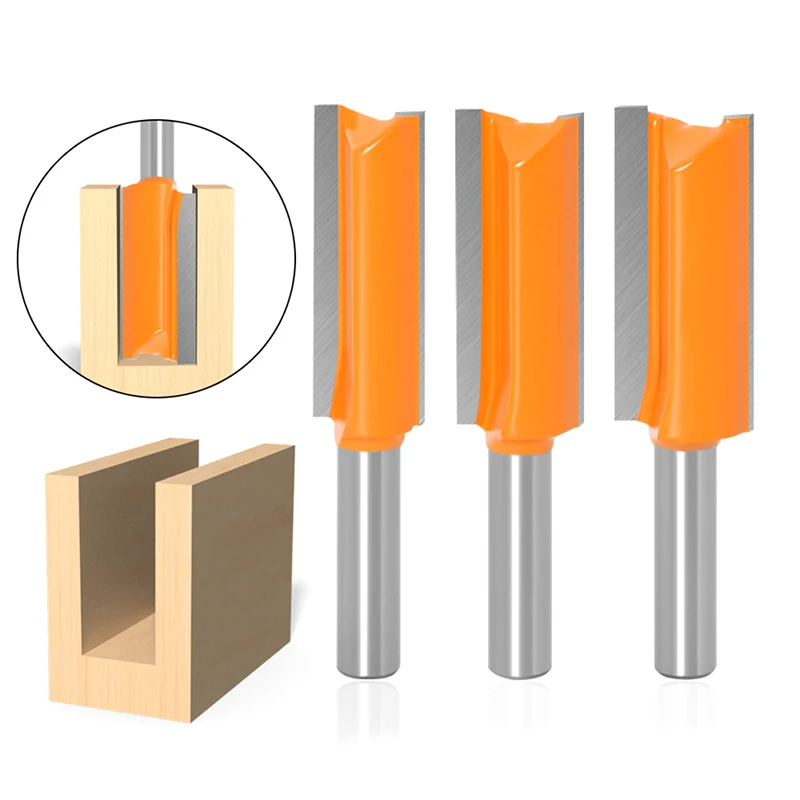 1pcs Extended Double-edged Straight Knife Grooving Knife Shank Long Cleaning Bottom Router Bit Cutter CNC Woodworking Clean Bits
1pcs Extended Double-edged Straight Knife Grooving Knife Shank Long Cleaning Bottom Router Bit Cutter CNC Woodworking Clean Bits