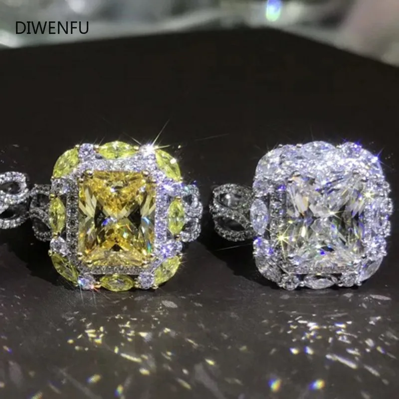 925 Sterling Silver Retro Diamond Rings Woman Jewelry Diamonds Silver Wedding Rings for Couples Filled Womens Engagement Luxury
925 Sterling Silver Retro Diamond Rings Woman Jewelry Diamonds Silver Wedding Rings for Couples Filled Womens Engagement Luxury