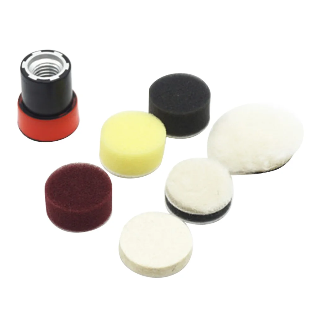7PCS/Set 1.2 inch Polishing Sponge Pads Sponge Wheel Kit Wool Self Adhesive Sealing Buffer for Car
7PCS/Set 1.2 inch Polishing Sponge Pads Sponge Wheel Kit Wool Self Adhesive Sealing Buffer for Car