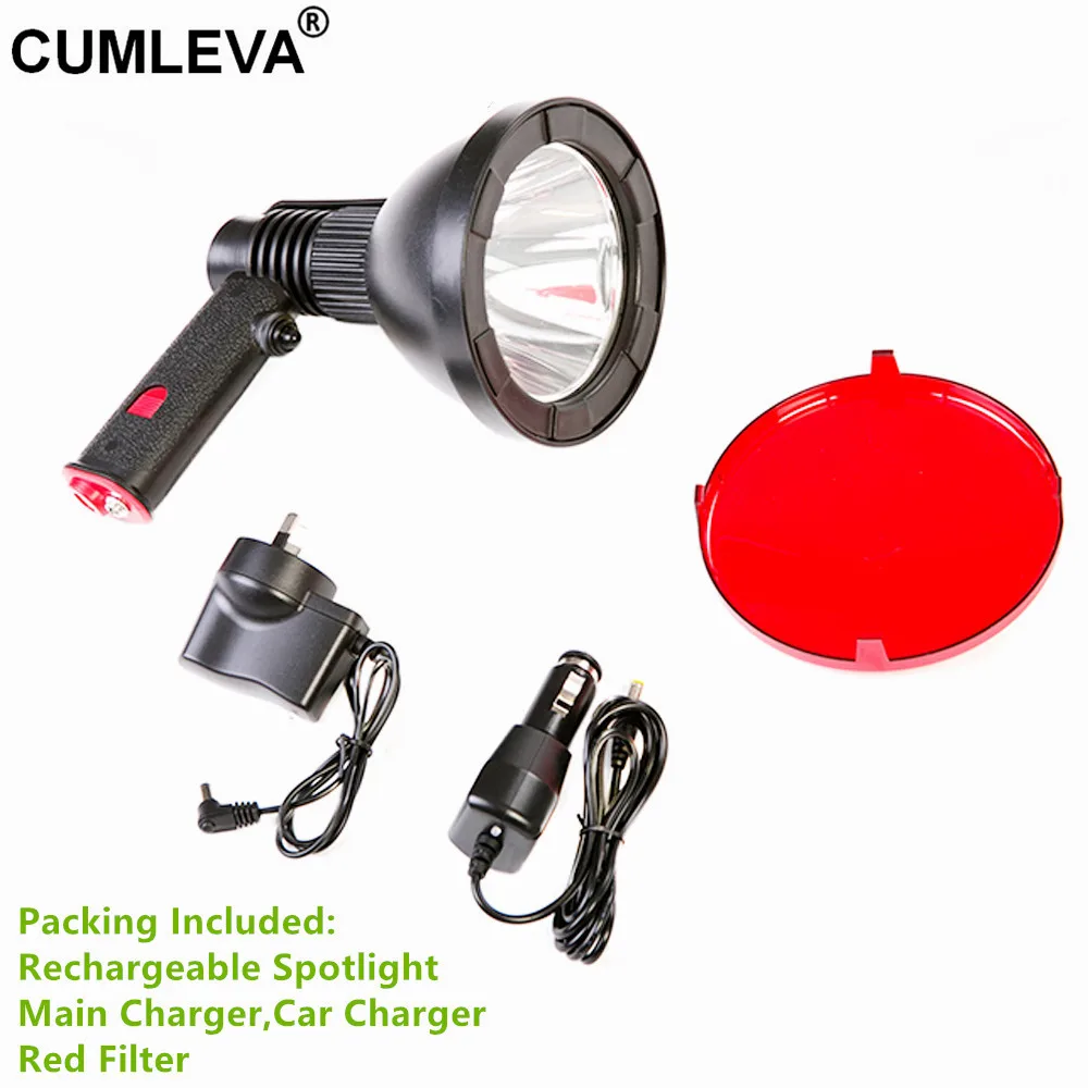 5" LED Hunting Spotlight Portable LED Hunting Light Rechargeable LED Hunting Lamp Ultra Lightweight Hunting Camping Torch 1200lm
5" LED Hunting Spotlight Portable LED Hunting Light Rechargeable LED Hunting Lamp Ultra Lightweight Hunting Camping Torch 1200lm