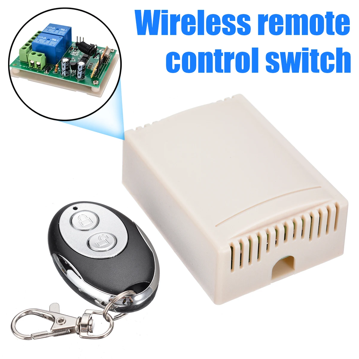 1pc 433MHZ Remote Controller Receiver Transmitter Wireless Remote Control Kit for Door Entrance Guard Car Motor
1pc 433MHZ Remote Controller Receiver Transmitter Wireless Remote Control Kit for Door Entrance Guard Car Motor