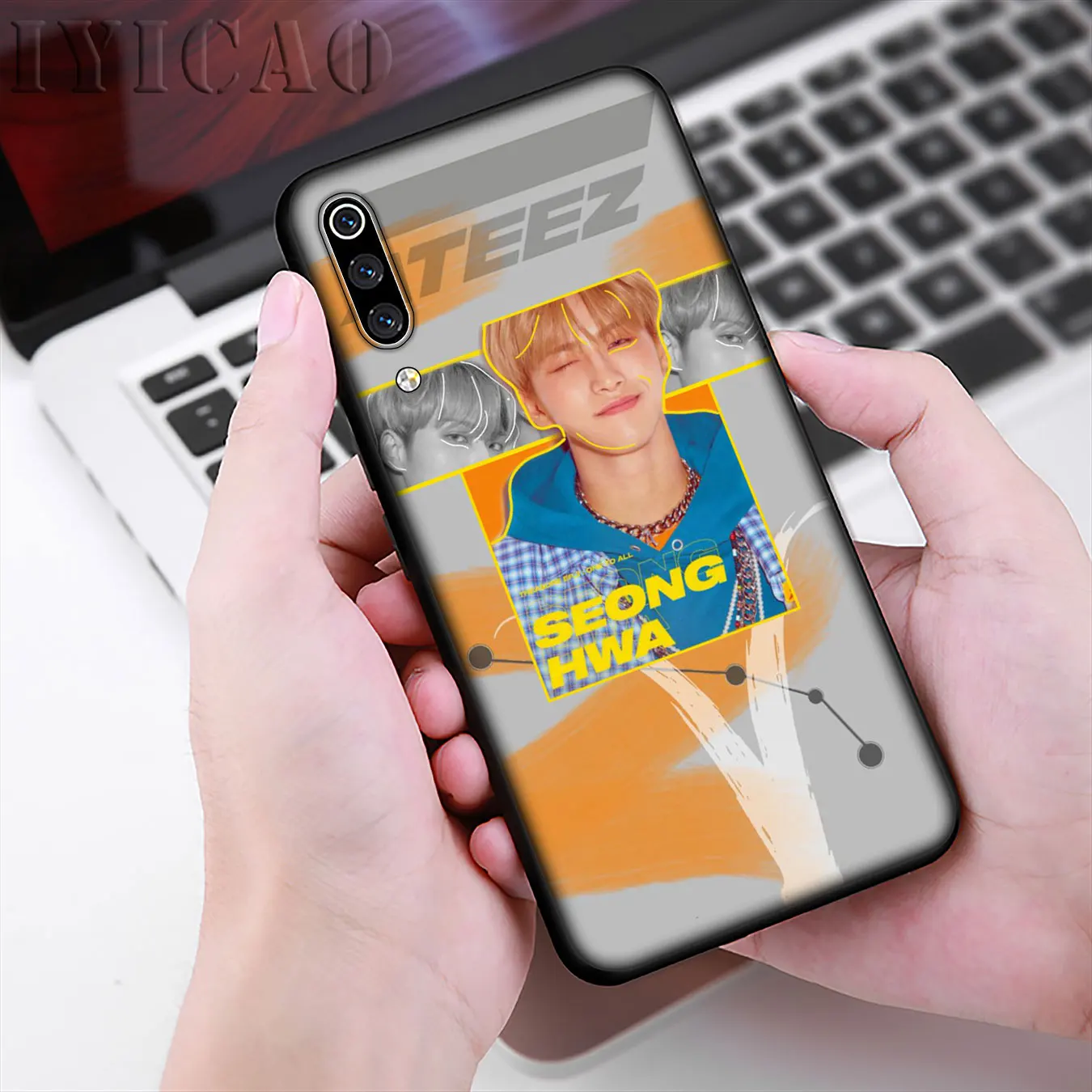 KPOP ATEEZ LOGO Soft Phone Case for Xiaomi Mi 10 9 9T A3 Pro 8 SE A2 Lite A1 CC9 CC9E 6 pocophone f1 Mi10 | Мобильные телефоны и
