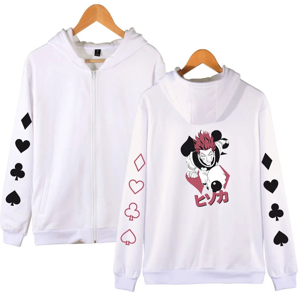 Модная Толстовка Hunter X Hunter Hisoka с капюшоном на молнии, уличный свитшот, Мужская и Женская Удобная спортивная куртка на осень и зиму
Модная Толстовка Hunter X Hunter Hisoka с капюшоном на молнии, уличный свитшот, Мужская и Женская Удобная спортивная куртка на осень и зиму