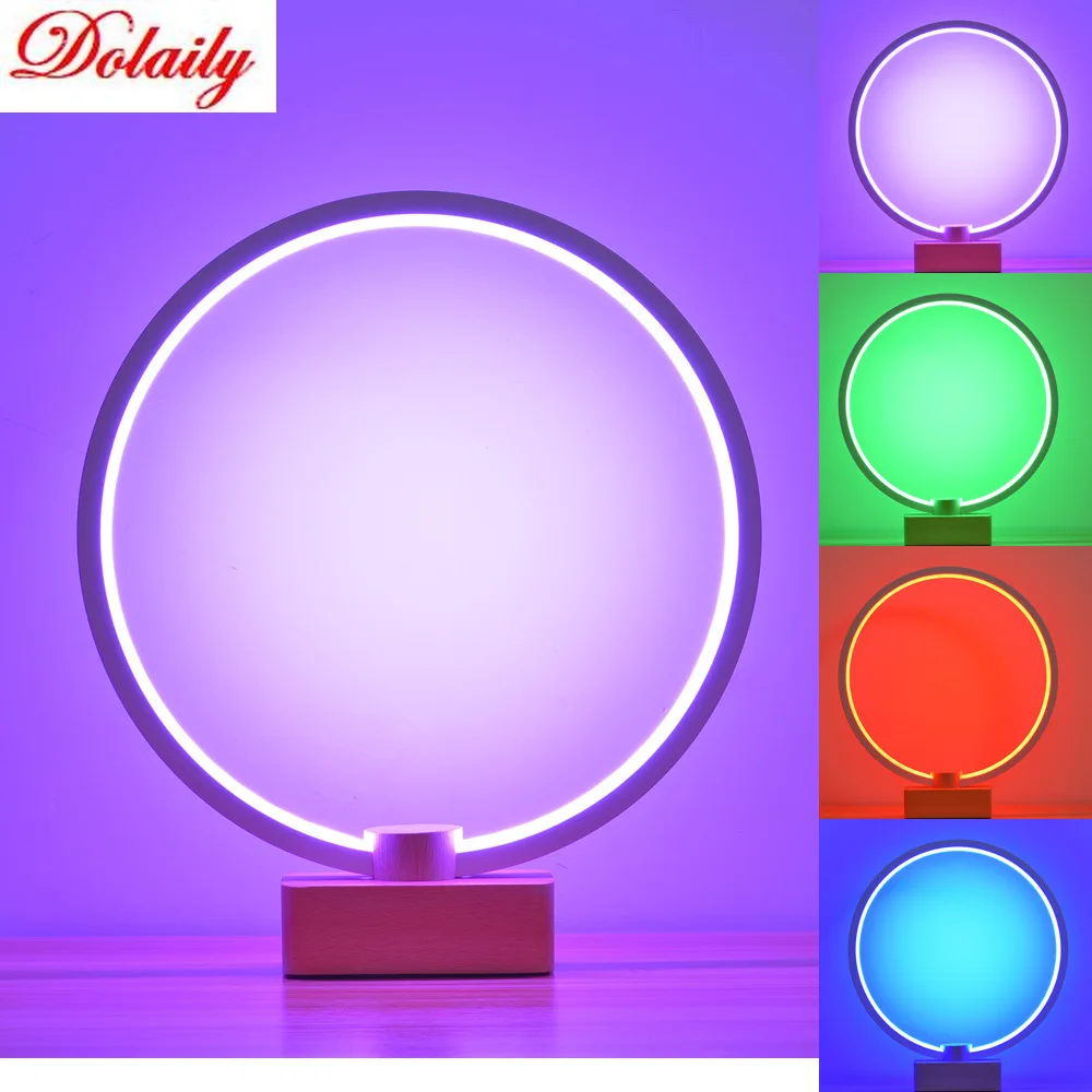 Dolaily Intelligent remote control creative table lamp RGB color 16color table lamp night lamp bedroom decor anime light
Dolaily Intelligent remote control creative table lamp RGB color 16color table lamp night lamp bedroom decor anime light