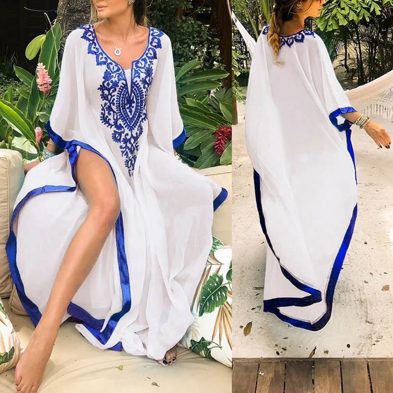 2021 Crochet White Knitted Beach Cover up dress Tunic Long Pareos Bikinis Cover ups Swim Cover up Robe Plage Beachwear
2021 Crochet White Knitted Beach Cover up dress Tunic Long Pareos Bikinis Cover ups Swim Cover up Robe Plage Beachwear