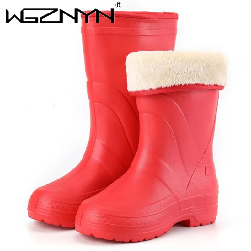 Plush Warm High Rain Boots Women's Antiskid Labor EVA Cotton Light Water Shoe Proof Protection Waterproof Shoes thigh high boots
Plush Warm High Rain Boots Women's Antiskid Labor EVA Cotton Light Water Shoe Proof Protection Waterproof Shoes thigh high boots