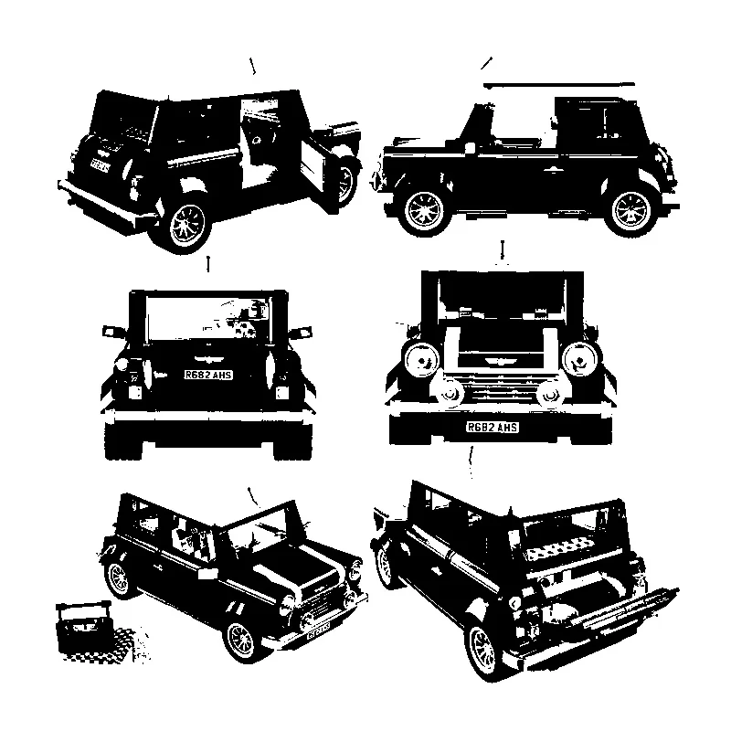 21002 retro mini car building block model 10242 creative series green camping car puzzle assembly model toy 85020 gifts
21002 retro mini car building block model 10242 creative series green camping car puzzle assembly model toy 85020 gifts