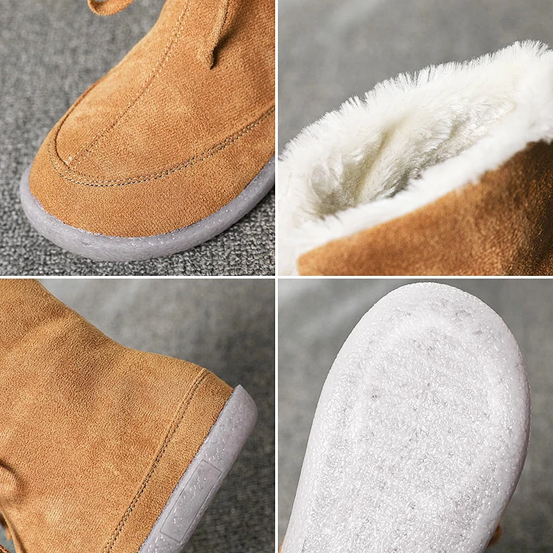 Women's Boots Keep Warm Ankle Boots for Women Short Plush Snow Boots Soft Lace-up Winter Boots Rubber Shoes for Women 2020
Women's Boots Keep Warm Ankle Boots for Women Short Plush Snow Boots Soft Lace-up Winter Boots Rubber Shoes for Women 2020