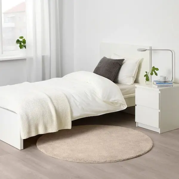 Nordic ins round carpet thickened solid color bedroom bedside carpet hanging basket computer chair carpet pad anti-slip washable
Nordic ins round carpet thickened solid color bedroom bedside carpet hanging basket computer chair carpet pad anti-slip washable