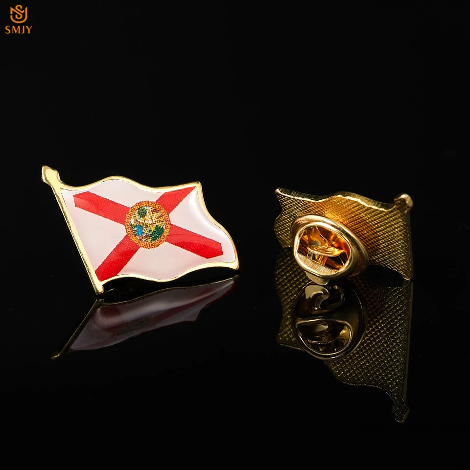 USA State Flag Custom Enamel Badge State Of Florida Lapel Suit Shirt Jewelry Accessories Pin Brooch Gift
USA State Flag Custom Enamel Badge State Of Florida Lapel Suit Shirt Jewelry Accessories Pin Brooch Gift
