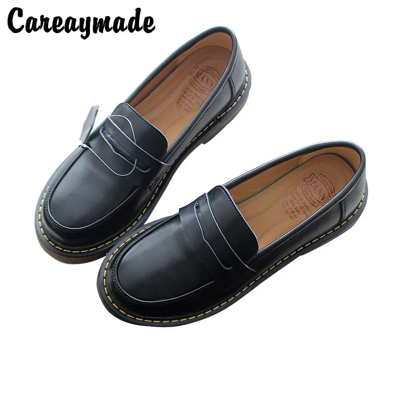 Женские туфли Careaymade из натуральной кожи, туфли с закрытым носком, кожаные туфли в литературном ретро стиле с низким верхом, маленькие черные...
Женские туфли Careaymade из натуральной кожи, туфли с закрытым носком, кожаные туфли в литературном ретро стиле с низким верхом, маленькие черные...