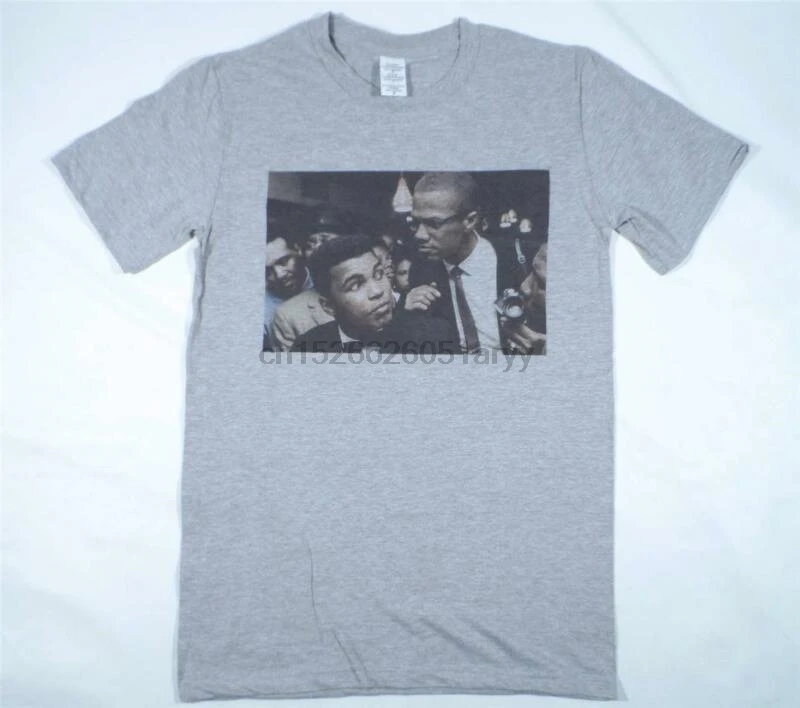 Muhammed Ali & Malcolm X Grey T-Shirt Size S-XXXL Black History Boxing Vintage
Muhammed Ali & Malcolm X Grey T-Shirt Size S-XXXL Black History Boxing Vintage