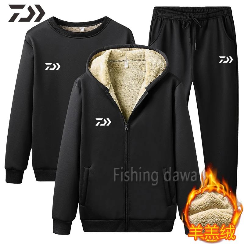 Winter Fleece Fishing Suit Hoodie Thicken Thermal Fishing Clothes For Men Windproof Hiking Outdoor Clothing Keep Warm Sweatshirt
Winter Fleece Fishing Suit Hoodie Thicken Thermal Fishing Clothes For Men Windproof Hiking Outdoor Clothing Keep Warm Sweatshirt