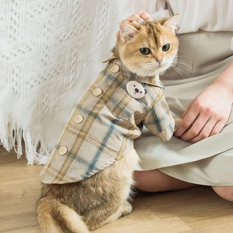 Wholesale Checked Summer Pet Dog Clothes, Summer Pet Dog Sweater Shirt Hoodie, Pet Dog Products Accessaries Supplier 
Wholesale Checked Summer Pet Dog Clothes, Summer Pet Dog Sweater Shirt Hoodie, Pet Dog Products Accessaries Supplier