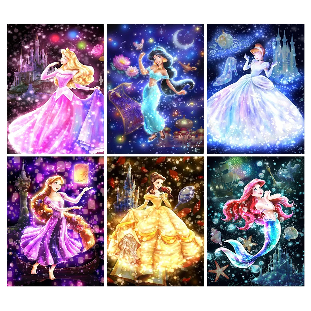 Cartoon Disney Princess Character Diamond Painting DIY Art Portrait Embroidery Hobby Round Diamond Home Living Room Decoration
Cartoon Disney Princess Character Diamond Painting DIY Art Portrait Embroidery Hobby Round Diamond Home Living Room Decoration