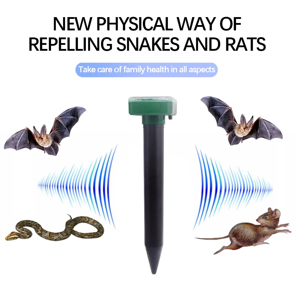 Solar Mole Repellent Outdoor Pest Control Rodent Solar Powered Rodent Deterrent for Lawn Garden Yard Park Farm
Solar Mole Repellent Outdoor Pest Control Rodent Solar Powered Rodent Deterrent for Lawn Garden Yard Park Farm